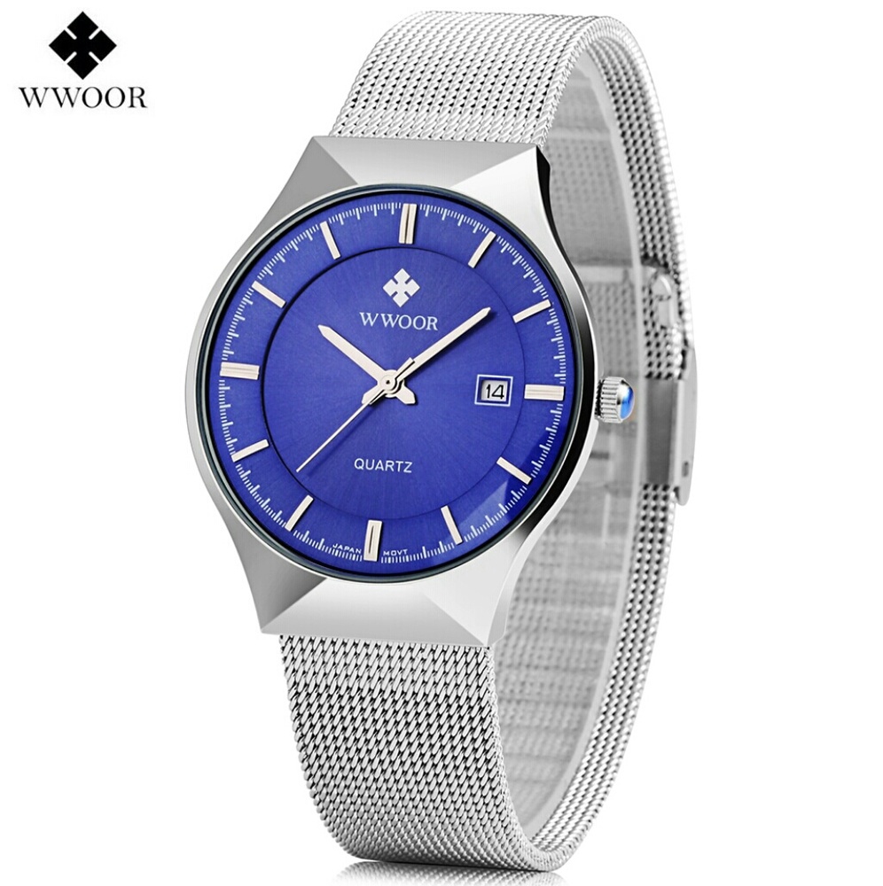 Men's ultra thin waterproof luxury watch