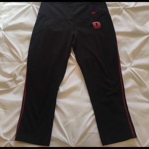 OSU Nike dri-fit cropped leggings