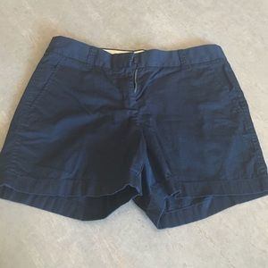 J Crew Factory Navy Chino Shorts