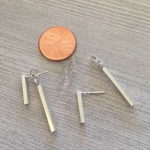 3/$12 Minimalistic earrings-silver plated