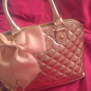 Gold Betsey Johnson Purse