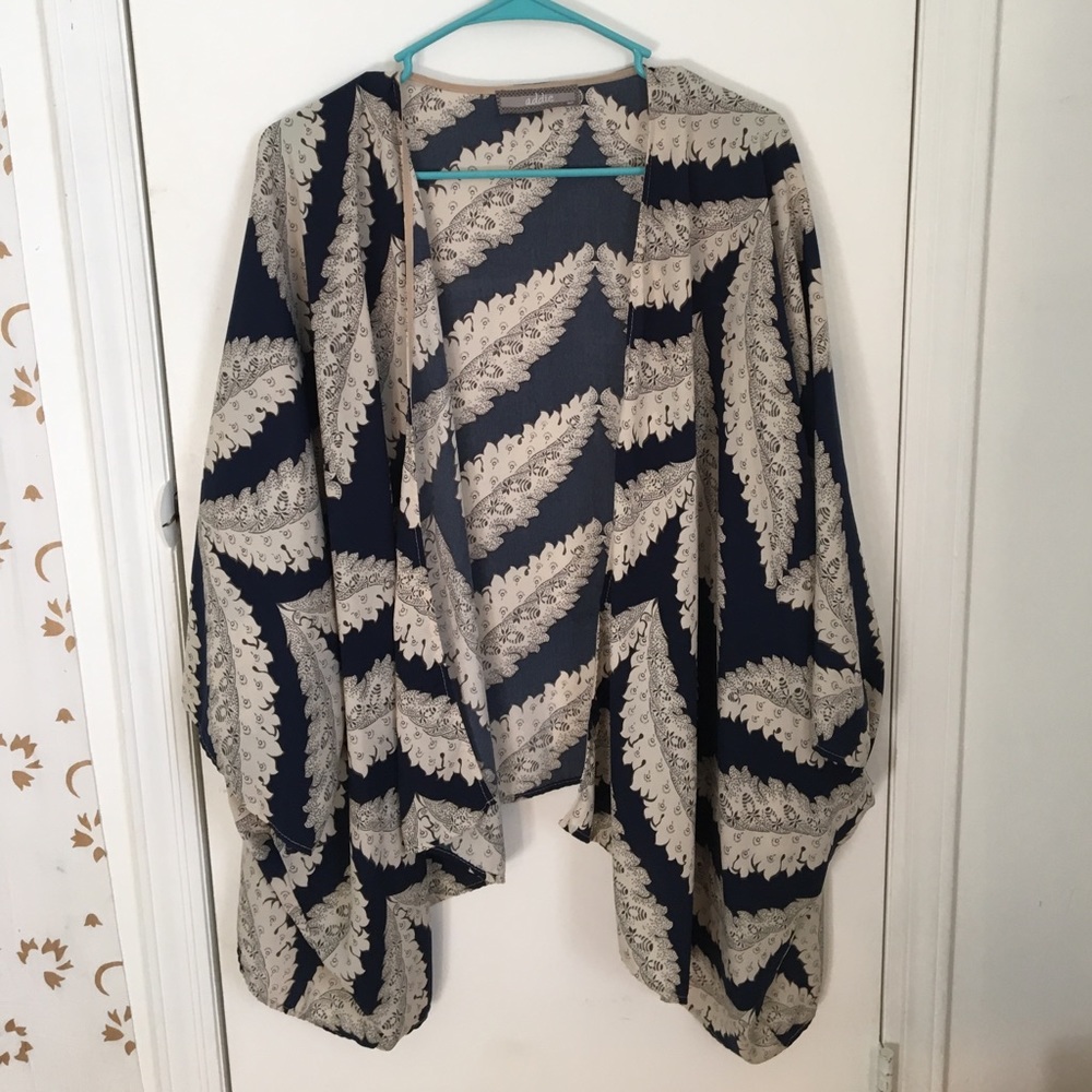 3/4 Sleeve Floral Kimono