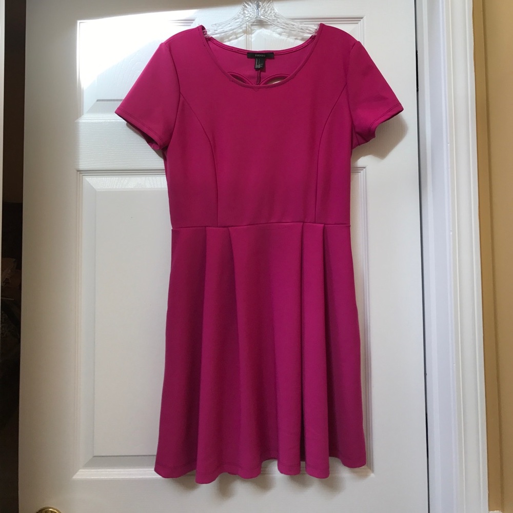 FOREVER 21 Pink heart dress