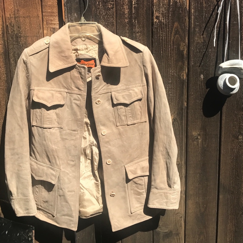 Vintage Golden State Suede Shirt Jacket