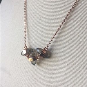 Rose gold necklace