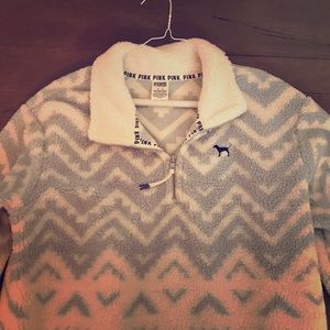 Victoria's Secret Pink Sherpa Pull Over