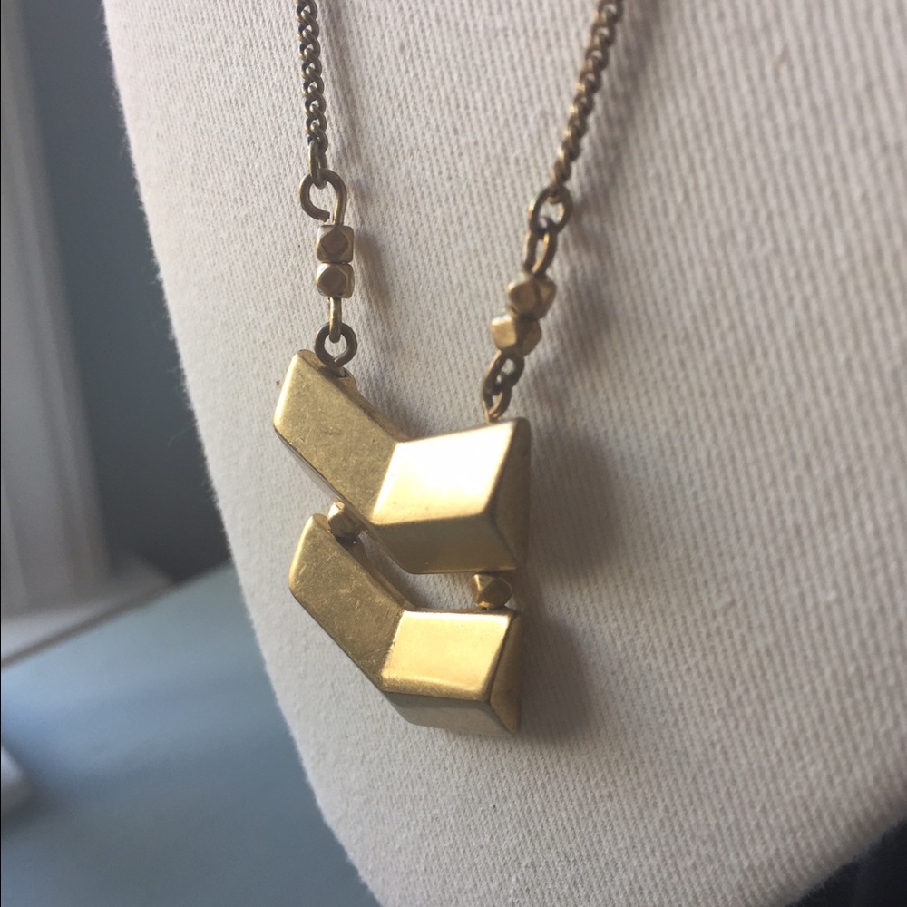 J crew gold necklace