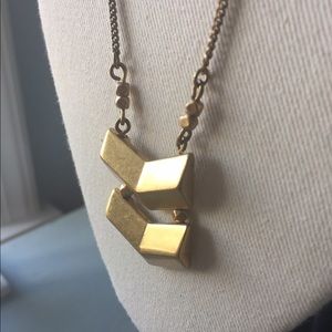 J crew gold necklace