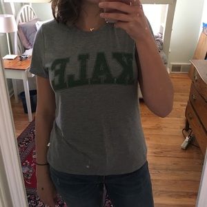 Soft Grey Kale Tee