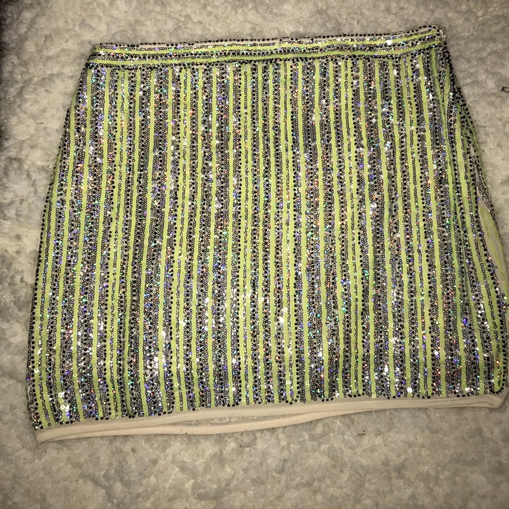 Forever 21/ Express sequins party mini skirt