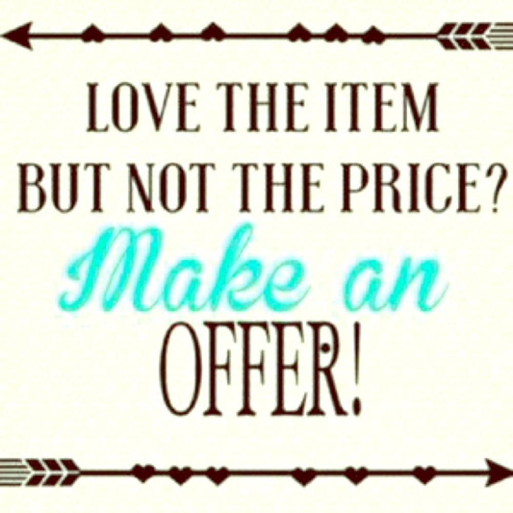 Willing to negotiate! Just make an offer :)