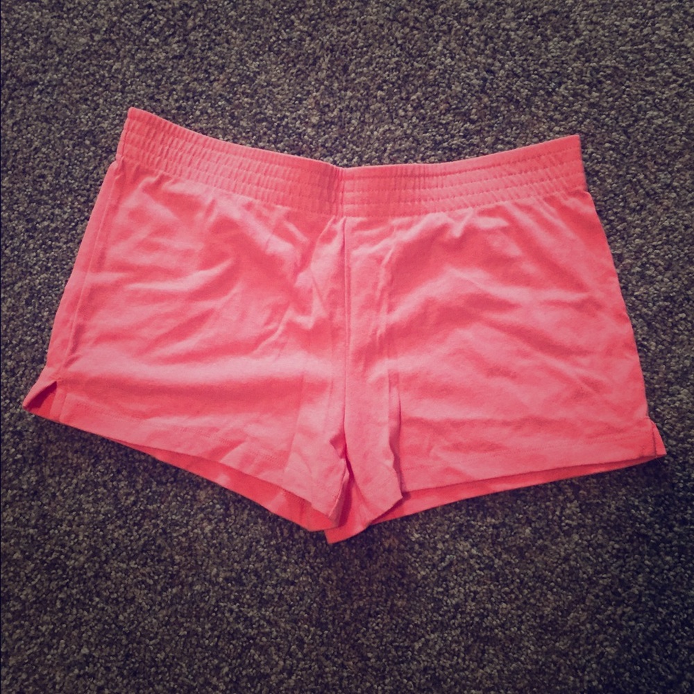 Salmon/Pink Softie Shorts