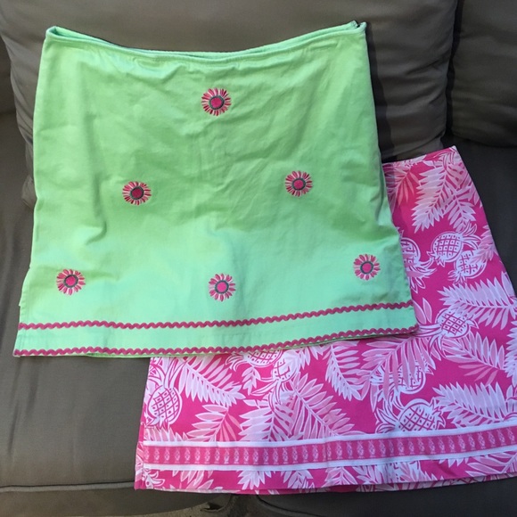 Summer Skorts! Pink & green - Picture 2 of 7