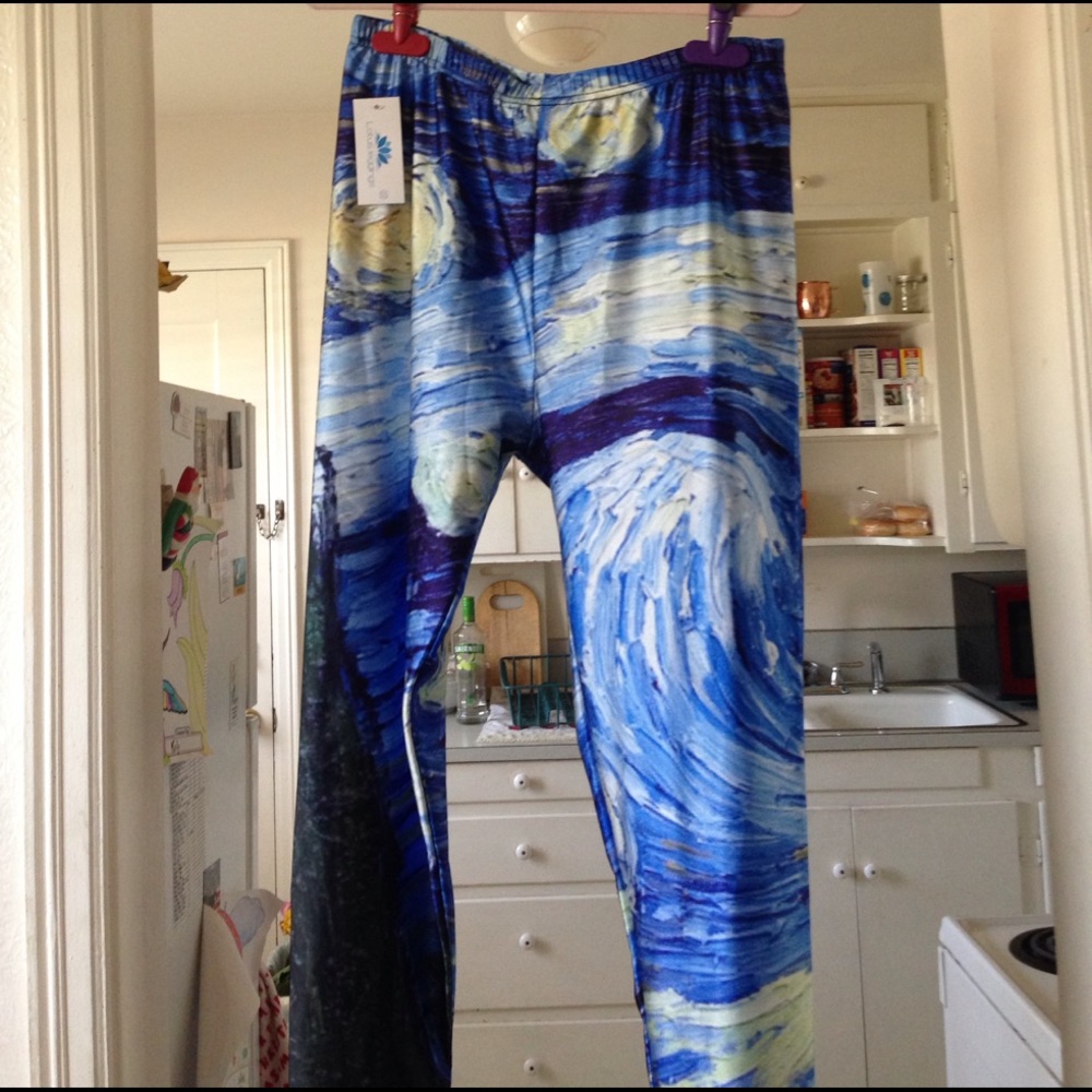 VanGogh A Starry Night leggings