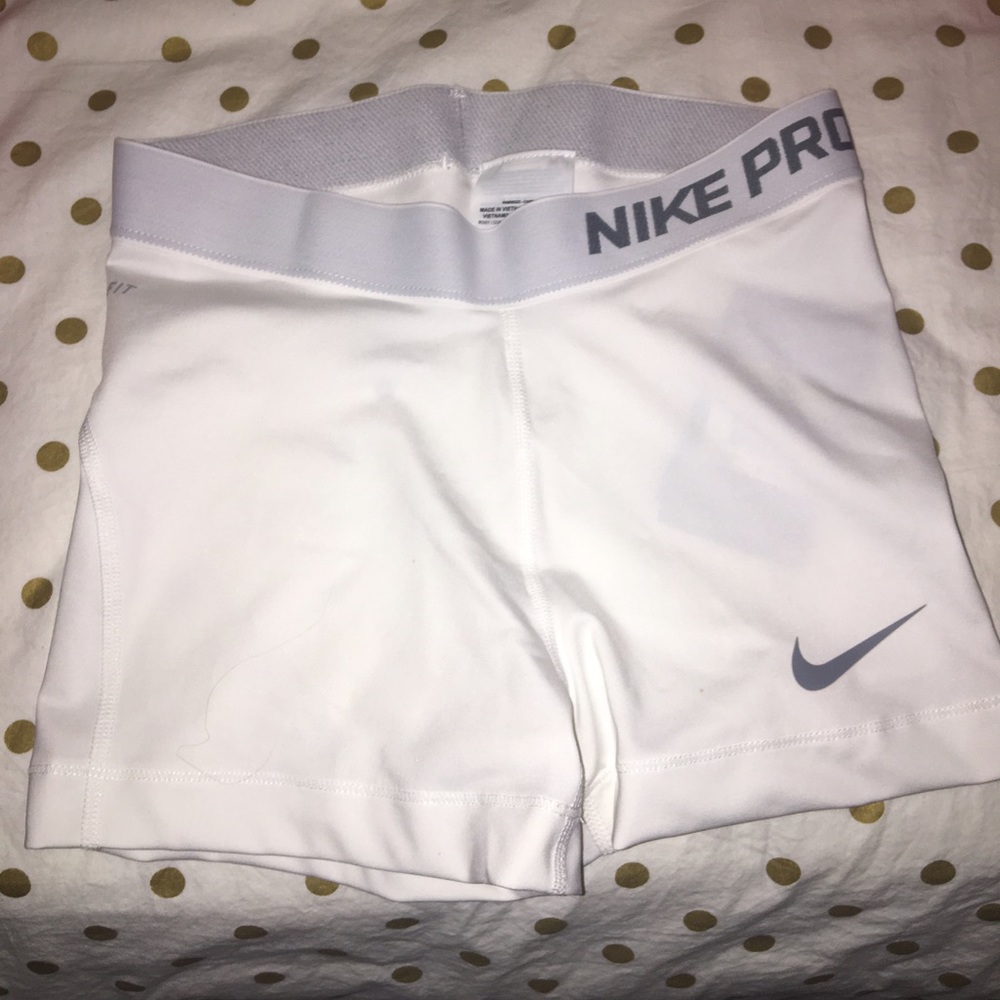 **NWT** White Nike Pros