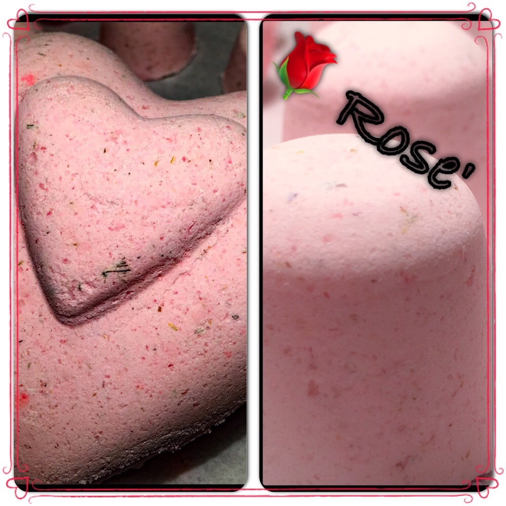 🌹XL Raised ❤️ Bath Bomb & (6) Piece Fizzy Set