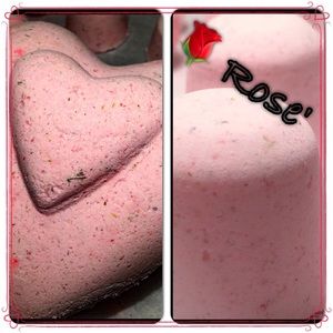 🌹XL Raised ❤️ Bath Bomb & (6) Piece Fizzy Set