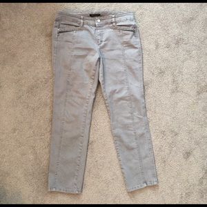 WHBM Slim Ankle Grey Jeans Size 10R