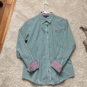 Gingham button Down