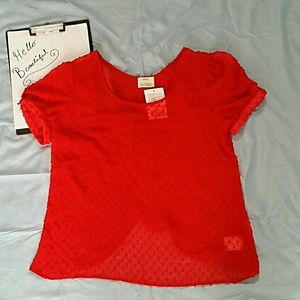 Swiss Dot Pins & Needles Urban Outfitters Blouse