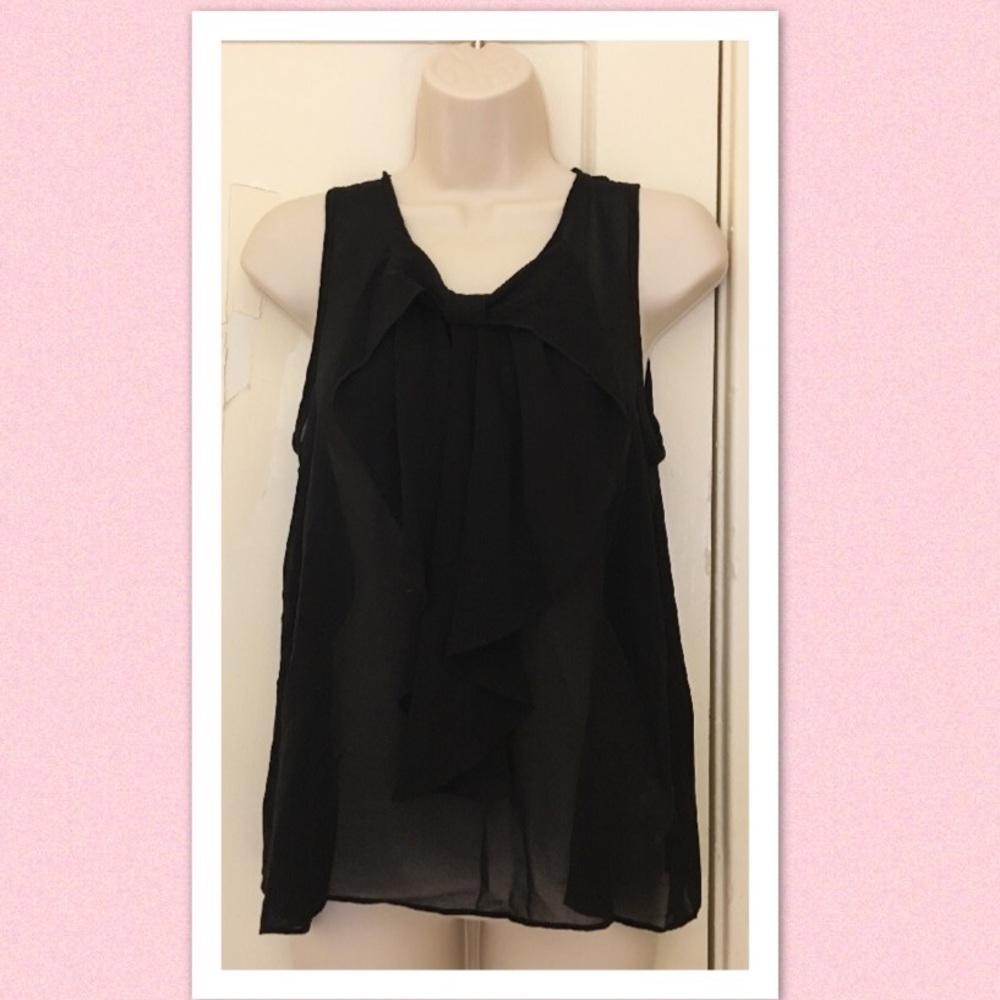 Black Bow Blouse