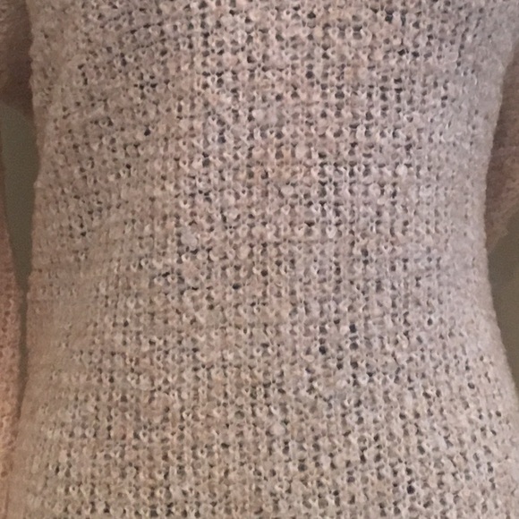 THREE DOTS TUNIC REVERSIBLE NATURAL SWEATER $158. - Picture 8 of 8