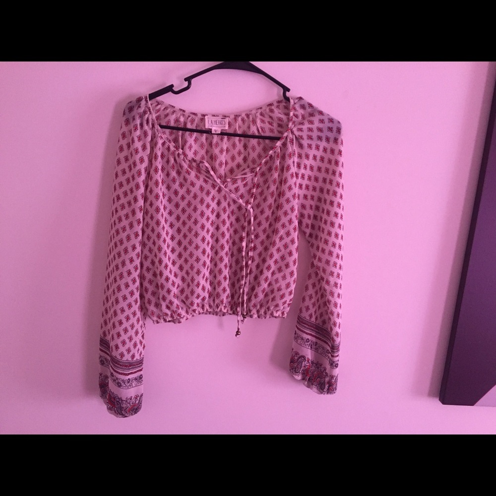 Bohemian flower girl shirt