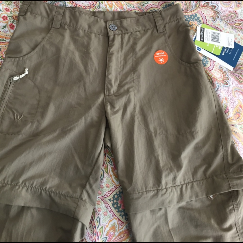 🏕White Sierra  zip off pants