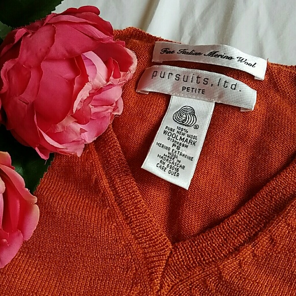 Pursuits Ltd. Merino Sweater - Picture 2 of 3