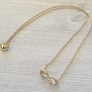 3/$12 Minimalistic Infinity Necklace - gold plated