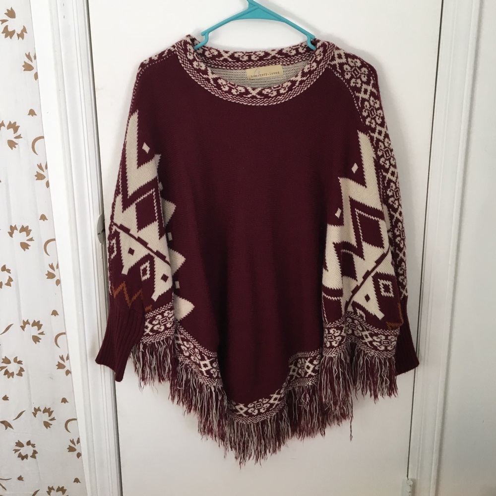 American Eagle Tribal Poncho