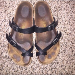 Black birkenstocks for women