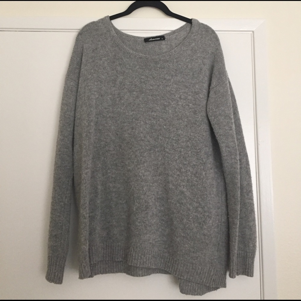 Sold! Cozy grey sweater