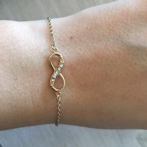 Infinity bracelet -  gold plated
