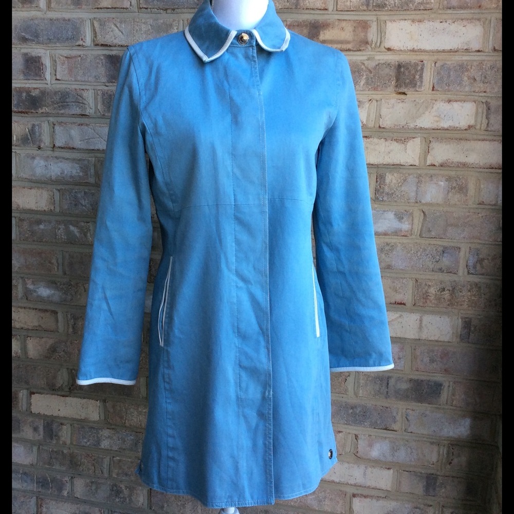 Coach - Baby blue raincoat - sz 8