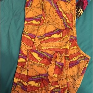 Lularoe TC burger leggings
