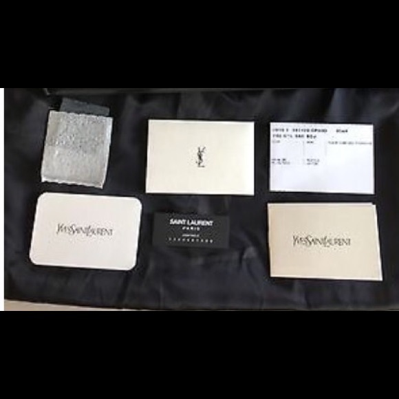 YVES SAINT LAURENT KATE MONOGRAM CRYSTAL STAR BAG - Picture 8 of 8