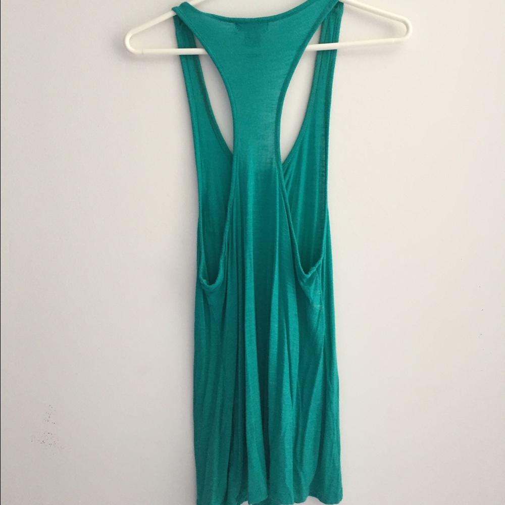 • Teal Racerback Tank • - Picture 4 of 6