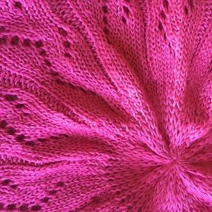 SOLD | Pink Crochet Knit Hat