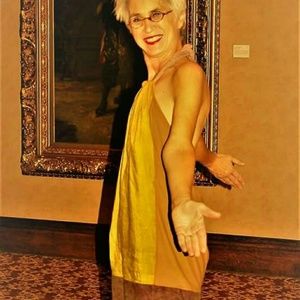 Handmade hemp halter dress