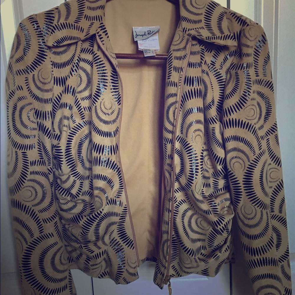 jacket, for Dress up or down.  Faux Suede.
