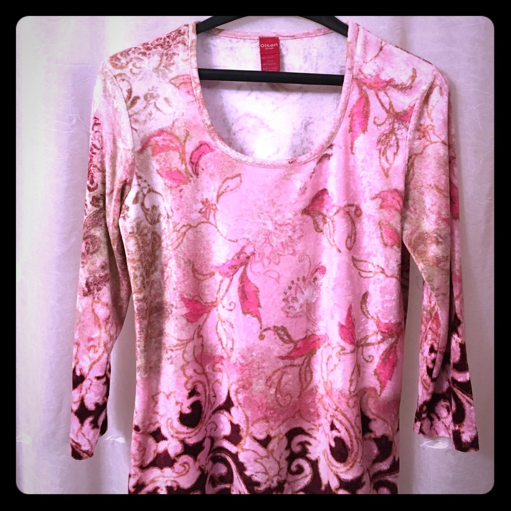 Velveety soft knit top