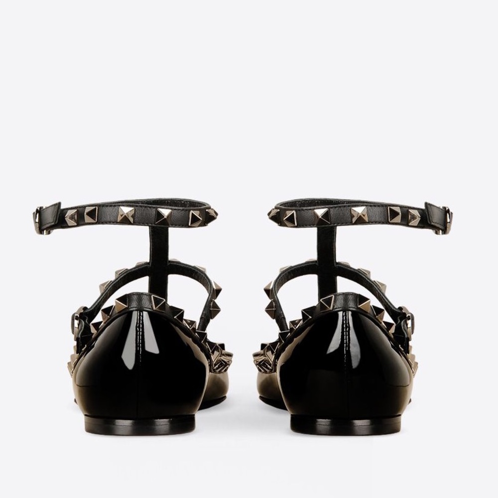 Sold • Valentino Rockstud Noir Ballerinas - Picture 6 of 8