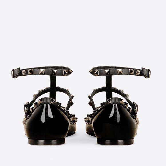Sold • Valentino Rockstud Noir Ballerinas - Picture 6 of 8