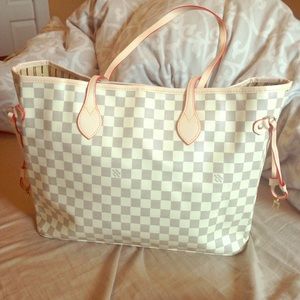 Checkered Neverfull Tote