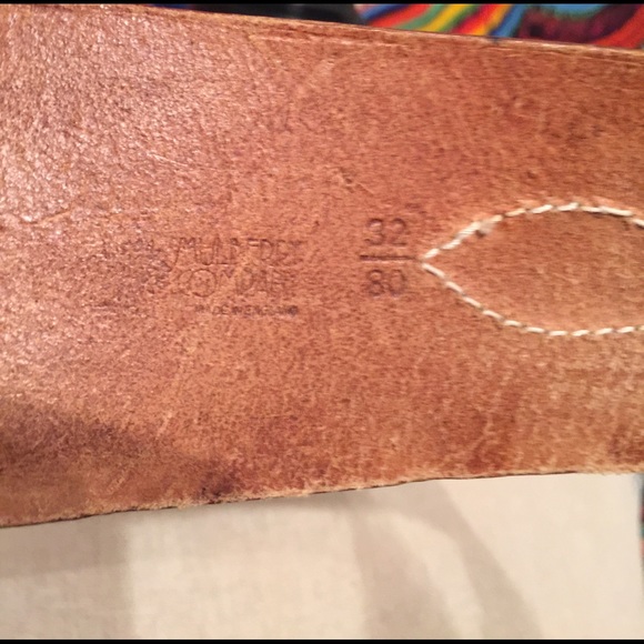 Vintage Mulberry Leather Western Statement Belt main image 5