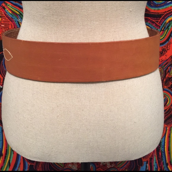 Vintage Mulberry Leather Western Statement Belt main image 6