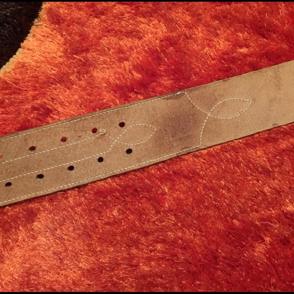 Vintage Mulberry Leather Western Statement Belt main image 2