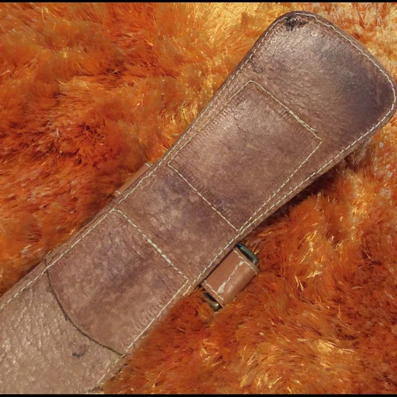 Vintage Mulberry Leather Western Statement Belt