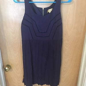 Navy blue mini sundress
